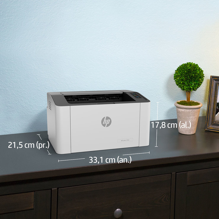 HP Impresora Láser 107w — Imagen 3 de 3