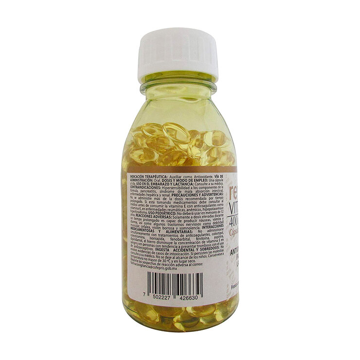 Revitare Vitamina E 400mg 300 Cápsulas — Imagen 2 de 2