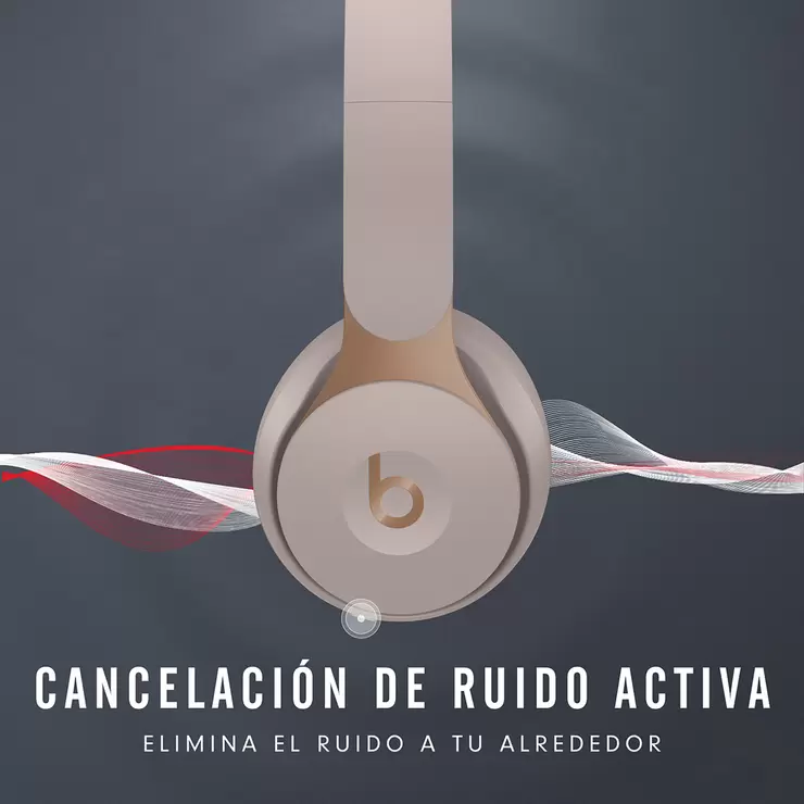 Beats Solo Pro con cancelación de ruido Gris — Imagen 3 de 4