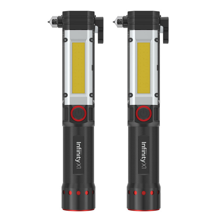 Infinity X1 Lámpara de Mano Con Herramienta de Emergencia 2 Piezas — Imagen 1 de 4