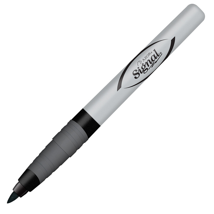 Signal marcador permanente punto fino negro — Imagen 2 de 3