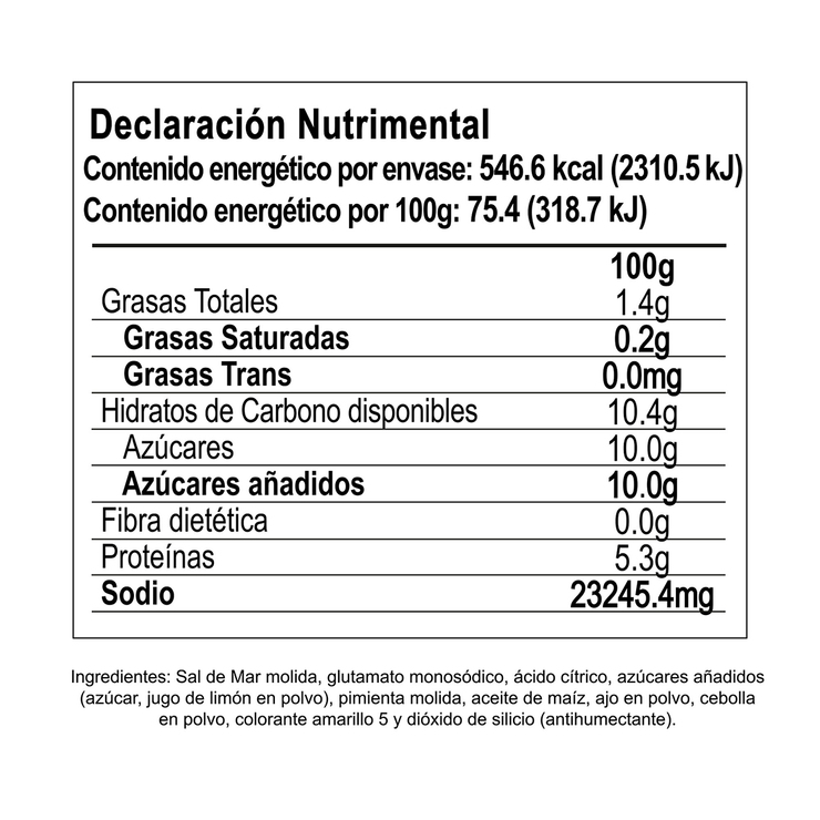 Pragná Pimienta con Limón 725 g — Imagen 2 de 3