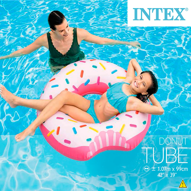 Intex Inflable Acuático Salvavidas de Dona de Fresa  — Imagen 2 de 2