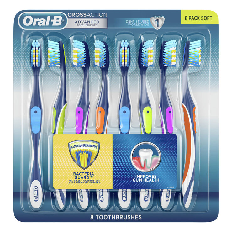 Oral-B Cepillo Dental Cross Action 8 pzas