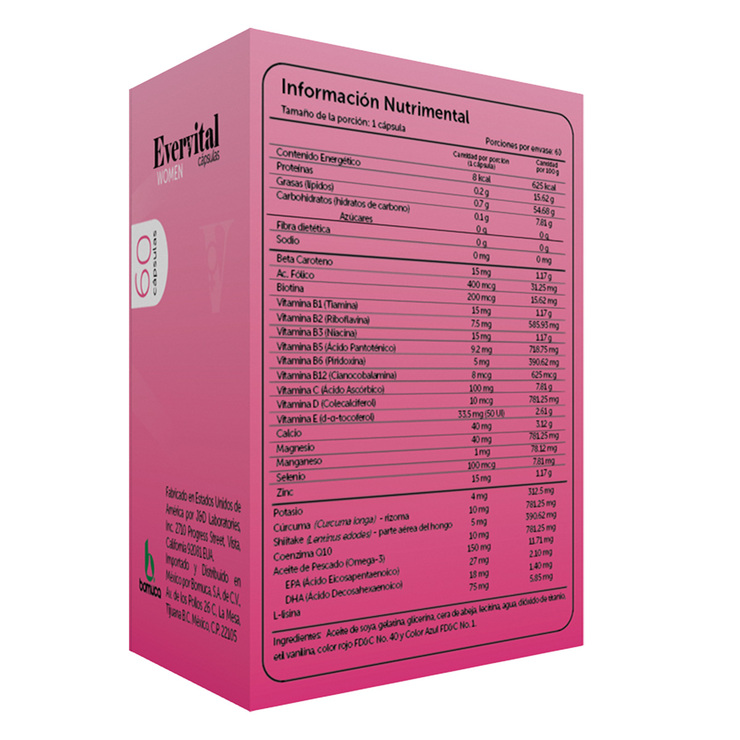 Evervital Women 60 Cápsulas — Imagen 2 de 2