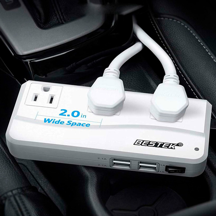 Bestek Invesor De Corriente Para Oficina y Auto(s) 200Watts MRI2011GU — Imagen 1 de 4