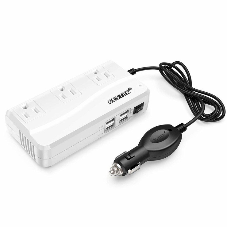 Bestek Invesor De Corriente Para Oficina y Auto(s) 200Watts MRI2011GU — Imagen 3 de 4