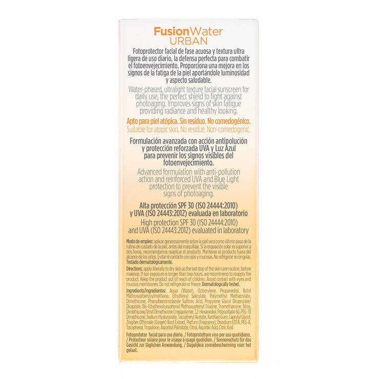 Isdin Fotoprotector Fusion Water Urban FPS 50+ 30ml — Imagen 3 de 3