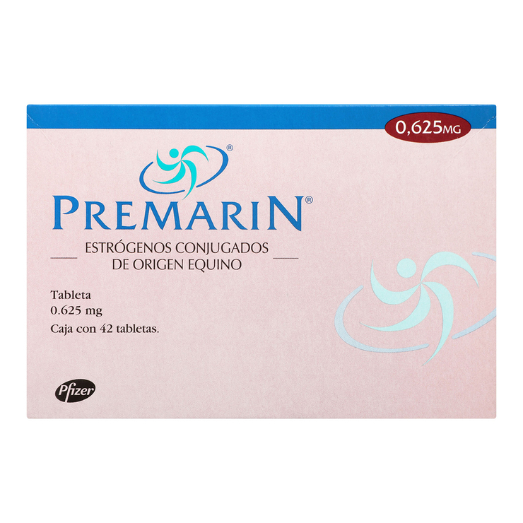 Premarin 0.625mg 42 Tabletas — Imagen 1 de 2