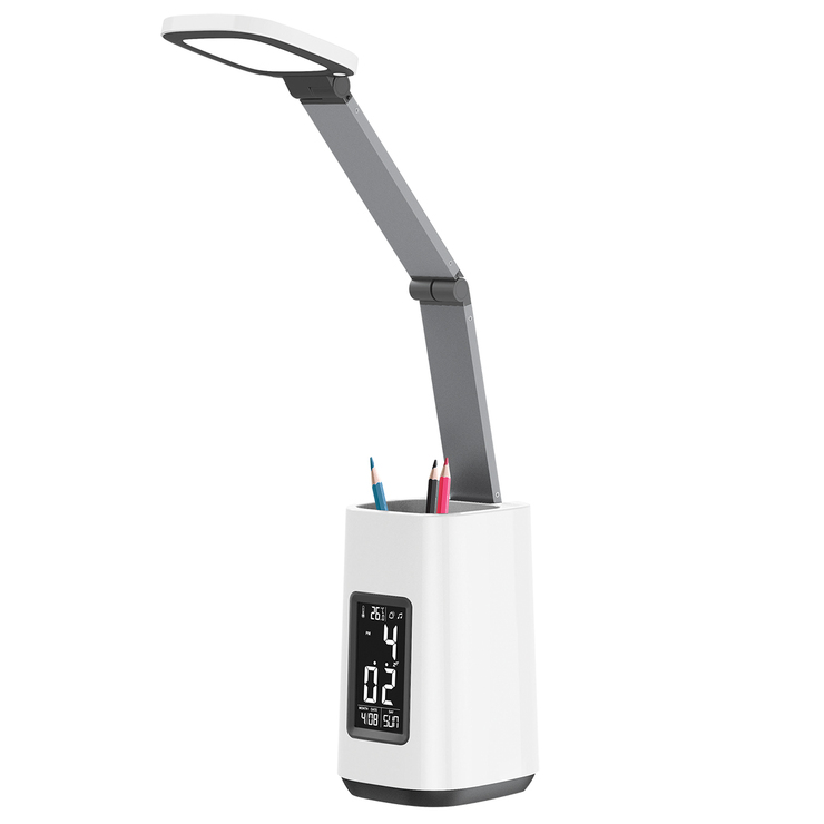 Sheffield Lámpara de Escritorio LED con Lapicera y Display con Hora — Imagen 1 de 4
