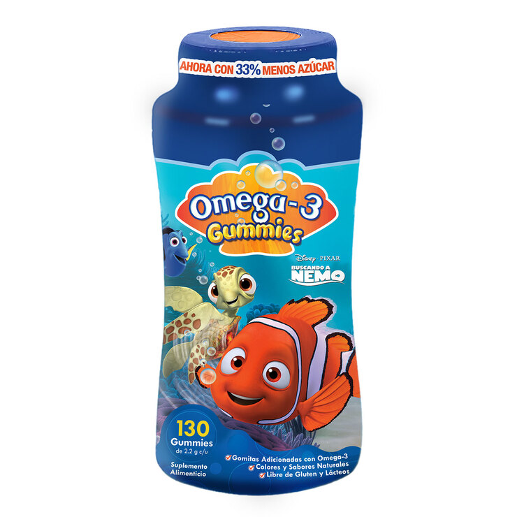 Nemo Omega-3 DHA frasco de 130 gomitas — Imagen 1 de 2