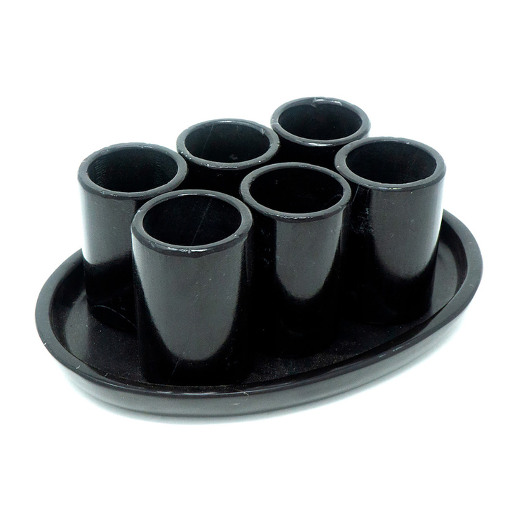Luhom, Set de Tequileros y Base de Mármol 6 Piezas  — Imagen 3 de 3
