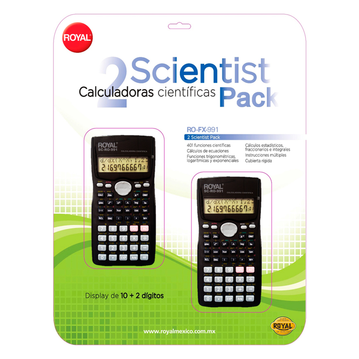 Royal Calculadora Científica 2 Pack — Imagen 1 de 2