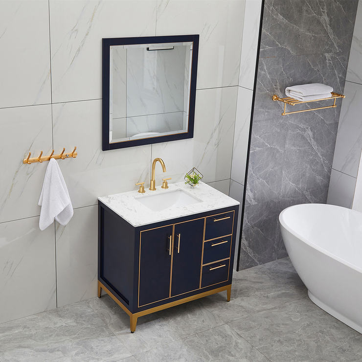 15West, Gabinete para Baño Jaqueline 36" — Imagen 4 de 4