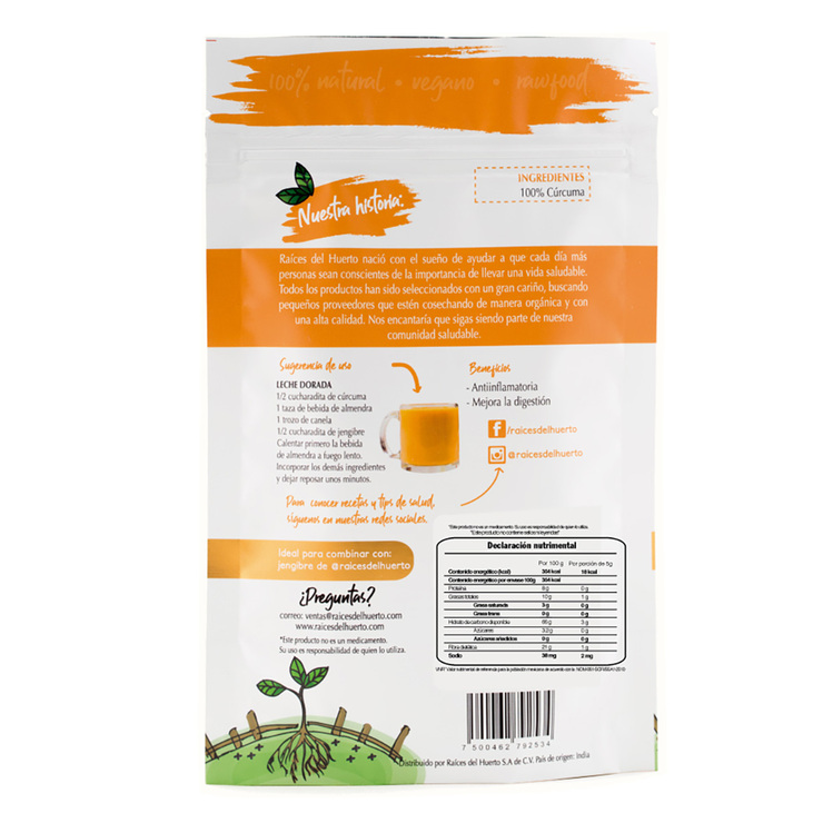  Raíces del Huerto Kit Superfood Camu-Camu, Jengibre y Cúrcuma 320 g — Imagen 4 de 4