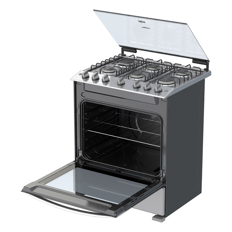 Estufa de piso Whirlpool de 30" con capelo — Imagen 2 de 4