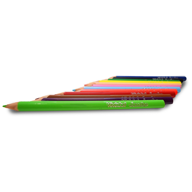 Vividel estuche de lápices de colores triangulares jumbo — Imagen 2 de 3