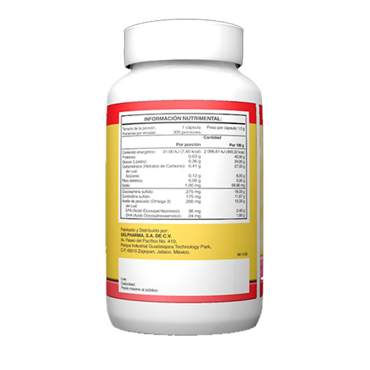 Glucosamina Condroitina y Omega 3 300 cápsulas — Imagen 3 de 3