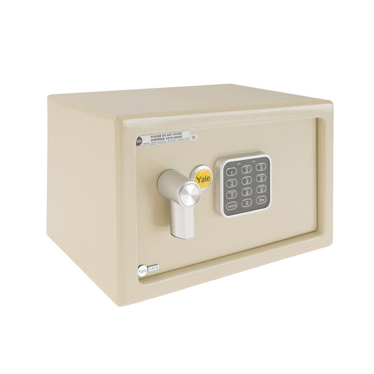 Yale, Caja Fuerte Digital de Acero Color Beige — Imagen 1 de 4