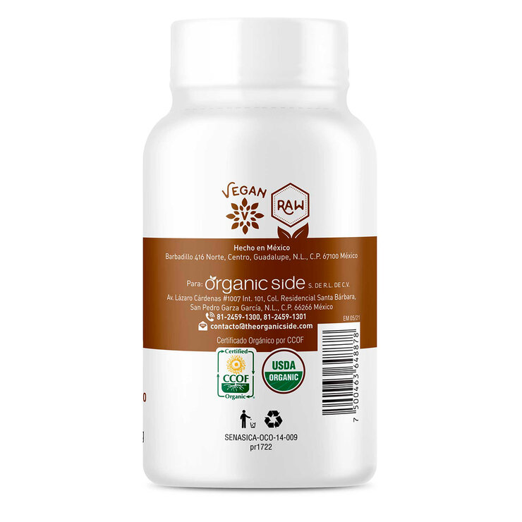 Organic Side Reishi 2 Frascos de 60 Cápsulas c/u — Imagen 2 de 3