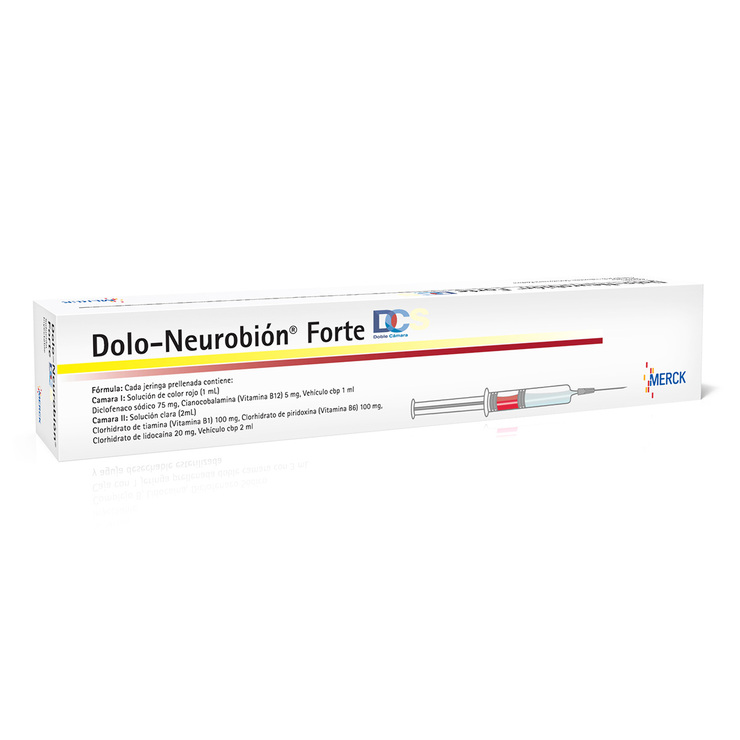 Dolo-Neurobión Forte DC Inyectable con jeringa prellenada, 3ml — Imagen 2 de 2