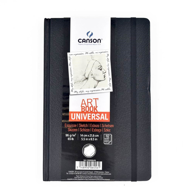 Canson Libreta de Dibujo Universal de 14 x 21cm con 112 Hojas — Imagen 1 de 2