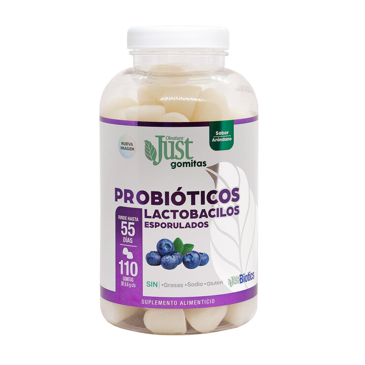 JustBiotics 110 Gomitas Probioticos — Imagen 1 de 3