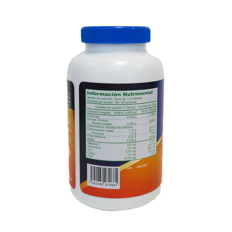 Justcetrux 180 Tabs Vitamina C Olnatura — Imagen 2 de 4