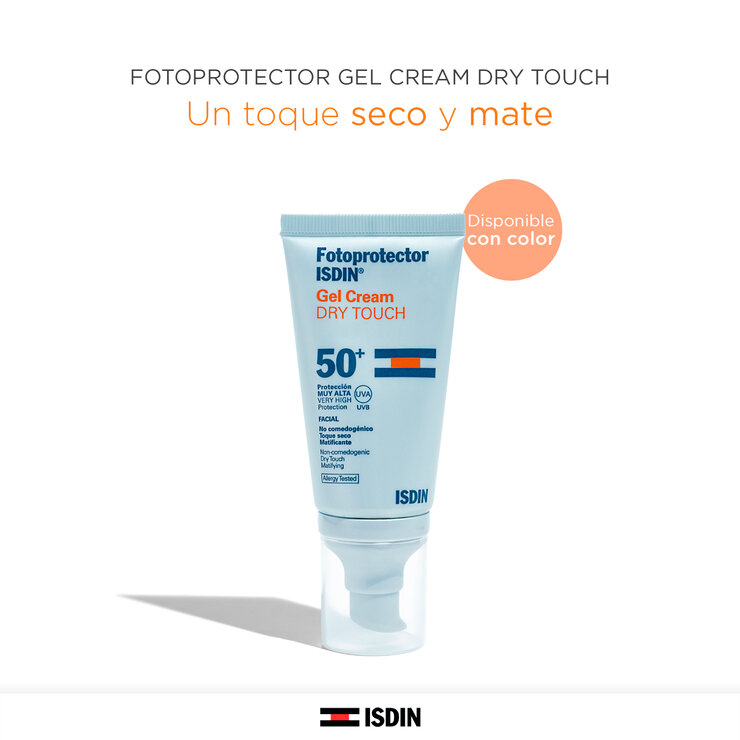 Isdin Fotoprotector Gel Crema Dry Touch FPS 50+, 50ml — Imagen 2 de 3