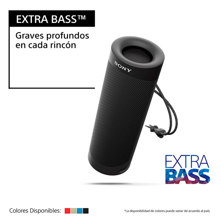Sony SRS-XB23 Bocina portátil inalámbrica con EXTRA BASS™ Negro — Imagen 3 de 4