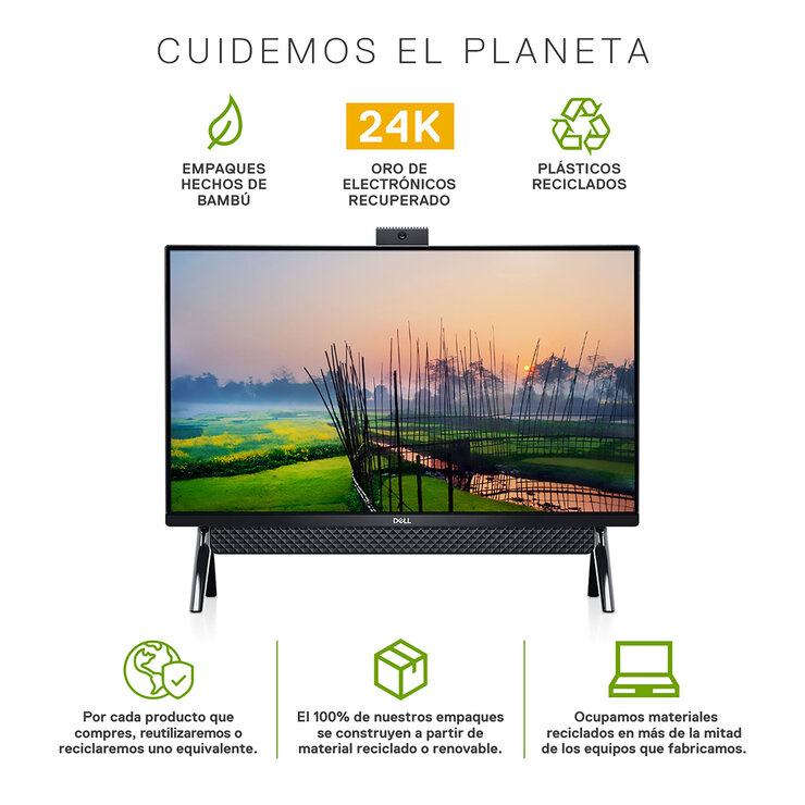 Dell AIO Inspiron 5400 11th Generation Intel® Core™ i3-1115G4 — Imagen 4 de 4