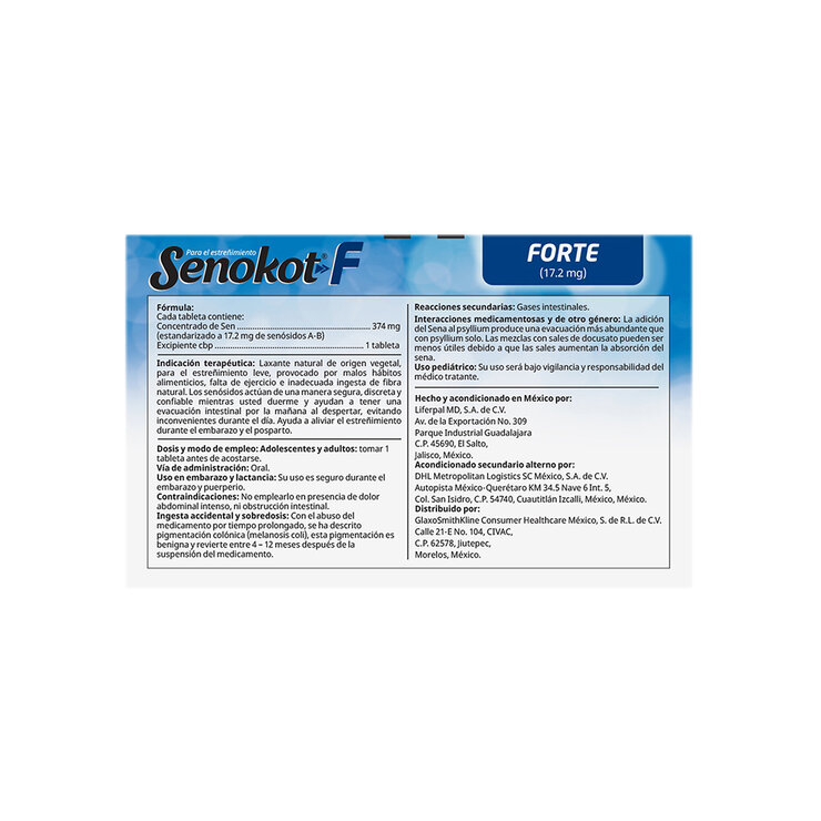 Senokot F 30 Tabletas — Imagen 3 de 3