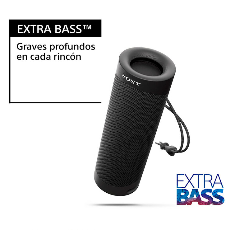 Sony SRS-XB23 Bocina portátil inalámbrica con EXTRA BASS™ Rojo — Imagen 3 de 4