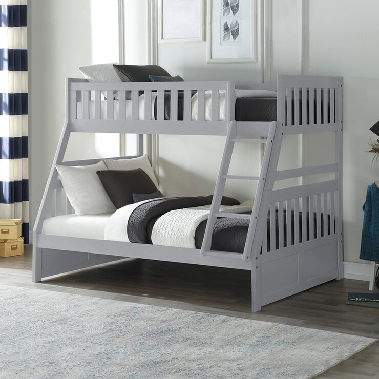 Homelegance, Orion, Litera Individual y Matrimonial Color Gris — Imagen 1 de 4