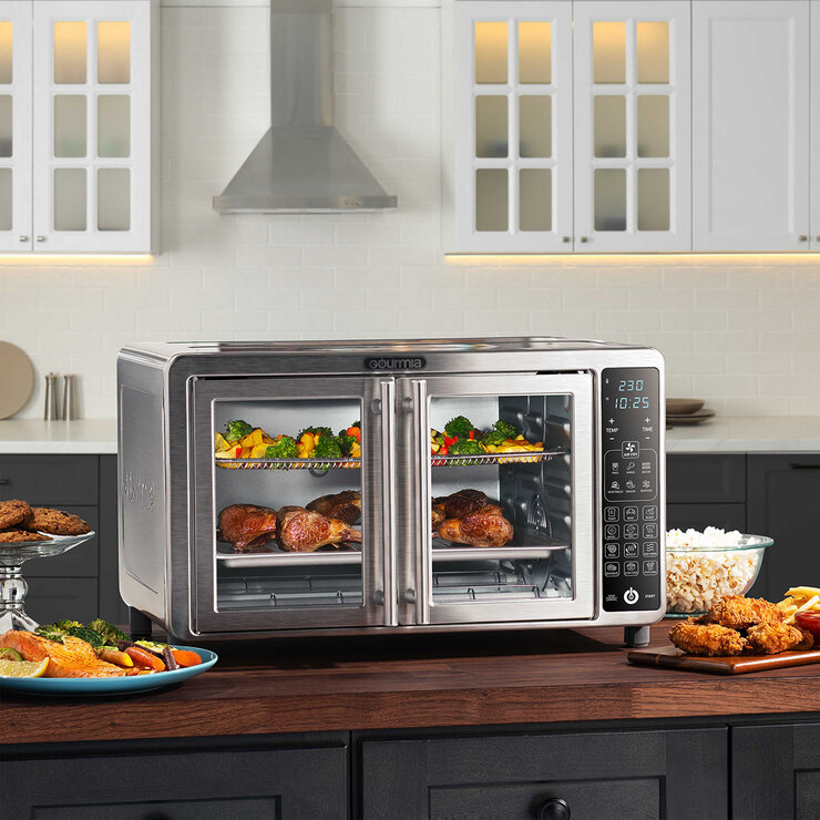 Gourmia, Horno XL y Freidora De Aire Digital con Puertas Francesas — Imagen 3 de 4