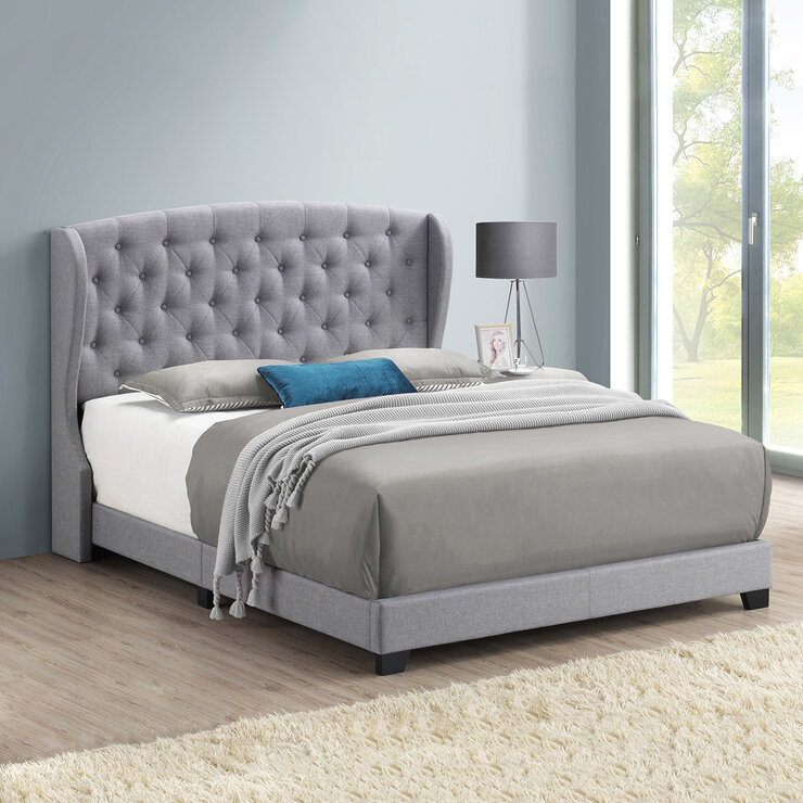Coaster, Monaco,  Cama King Size Color Gris  — Imagen 1 de 3