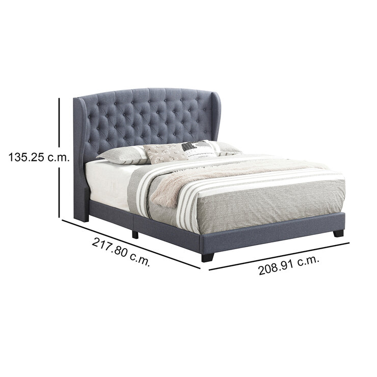 Coaster, Monaco,  Cama King Size Color Gris  — Imagen 2 de 3