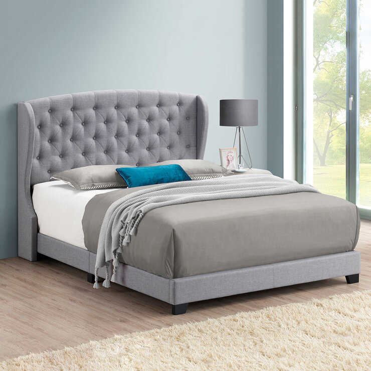 Coaster, Monaco, Cama Queen Color Gris  — Imagen 1 de 3