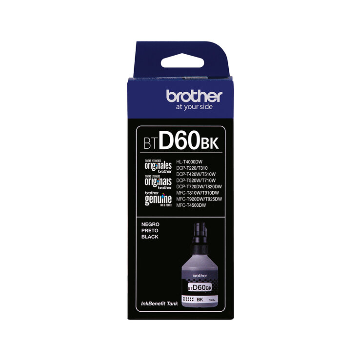 Brother Botella de Tinta Negra BTD60BK — Imagen 3 de 4
