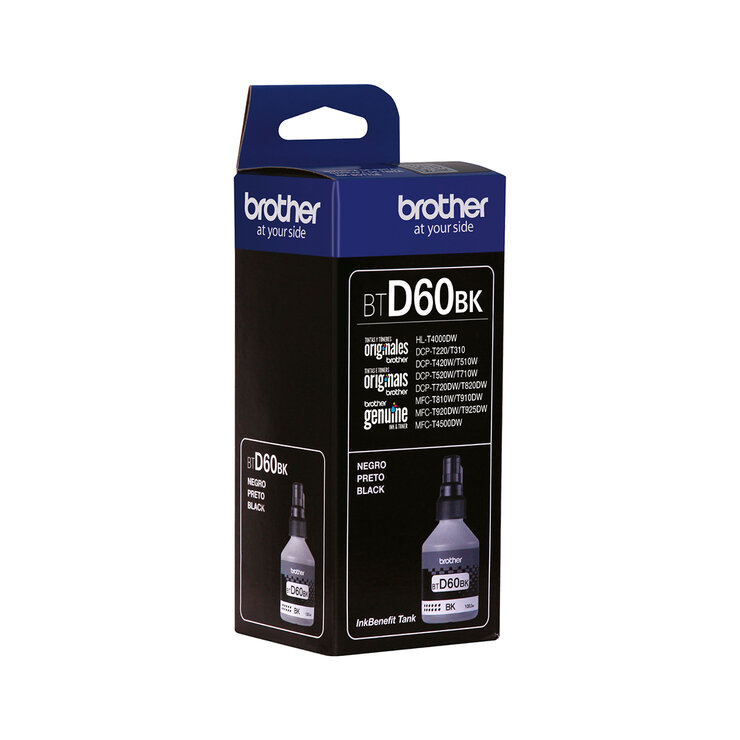 Brother Botella de Tinta Negra BTD60BK — Imagen 4 de 4