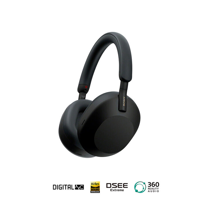Sony WH-1000XM5 Audífonos inalámbricos con Cancelación de Ruido, Negro — Imagen 1 de 4