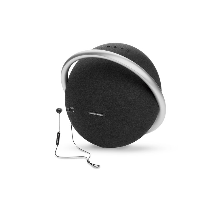 Harman Kardon Onyx Studio 8 Bocina Bluetooth + Harman Kardon Audífonos Fly Bluetooth — Imagen 1 de 3
