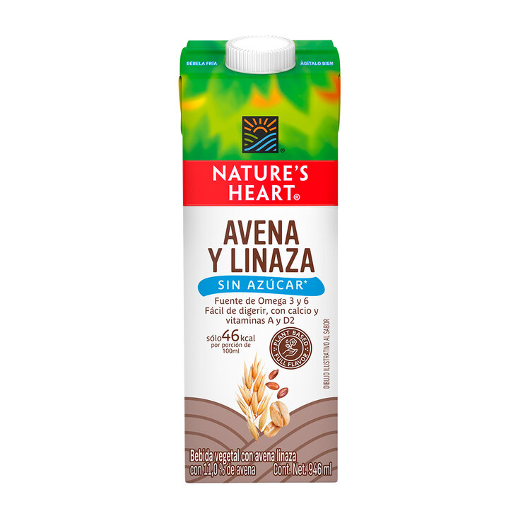 Nature's Heart Bebida de Avena y Linaza 6 de 946 ml — Imagen 1 de 2