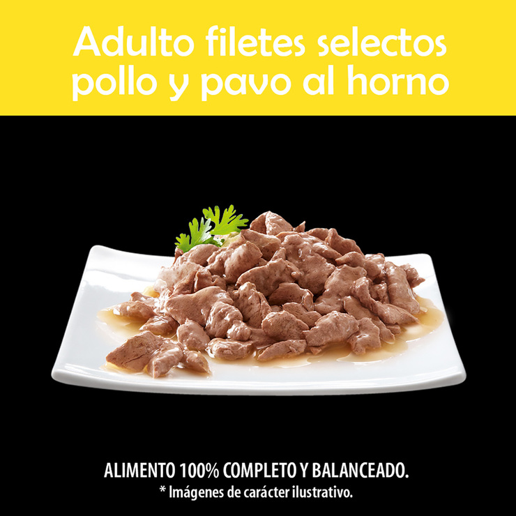Sheba Alimento Húmedo para Gato Sabor Pavo y Pollo 24 pzas de 85 g — Imagen 4 de 4