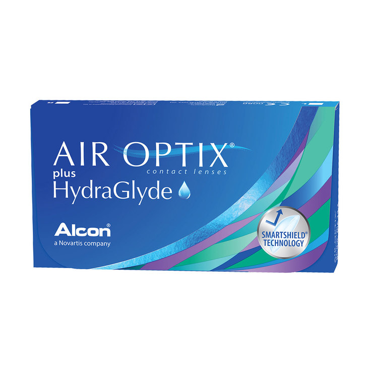 Lentes de Contacto, Air Optix Plus HydraGlyde, 6 lentes