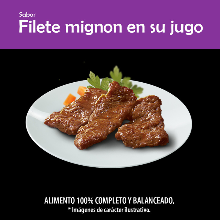 Cesar Alimento Húmedo para Perro Sabor Filete Mignon 24 pzas de 75g — Imagen 3 de 4