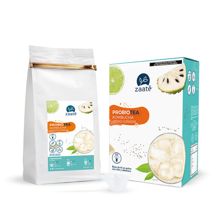 Zaaté Té Verde kombucha Limonada Guanábana Chía 1 kg — Imagen 1 de 4