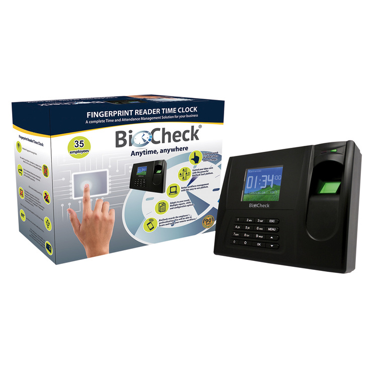 BioCheck reloj checador de huella digital solo hardware — Imagen 2 de 2