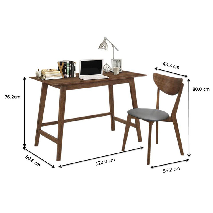 Coaster, Escritorio y Silla, Color Nogal — Imagen 2 de 2