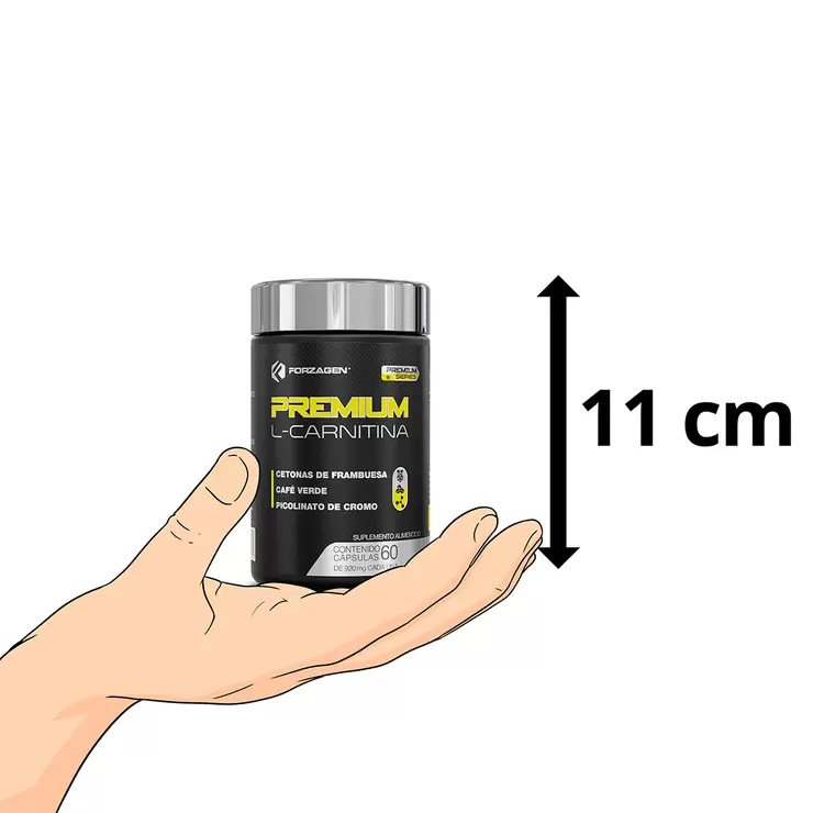 Forzagen Premium L-carnitina 60 cápsulas — Imagen 3 de 3